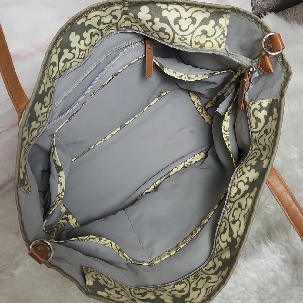 Petunia Picklebottom print tote shoulder bag diaper baby purse large